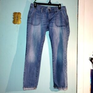 Old Navy Blue Straight Leg Jeans Classic Style